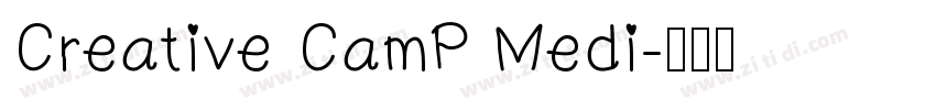 Creative CamP Medi字体转换
